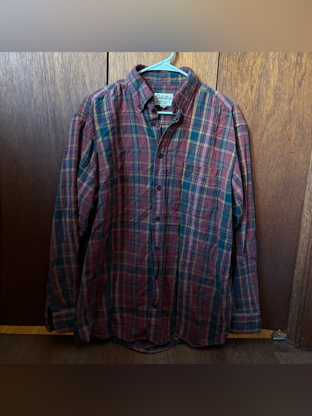Vintage Cabela's Plaid Flannel Shirt size M